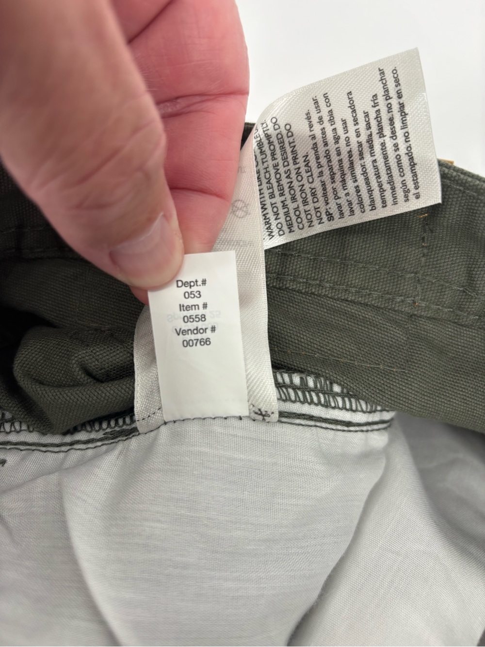 Eddie Bauer Mens Canvas Utility Pants 34x30 Green Stretch Workwear Outdoor Chino - Picture 7 of 14